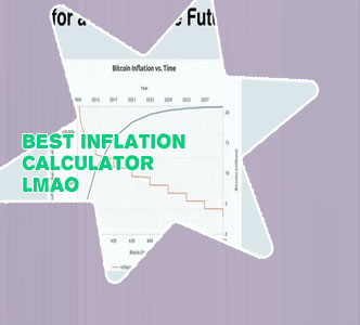 Bitcoin inflation calculator