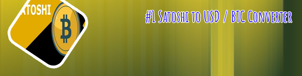 Satoshi to bitcoin converter